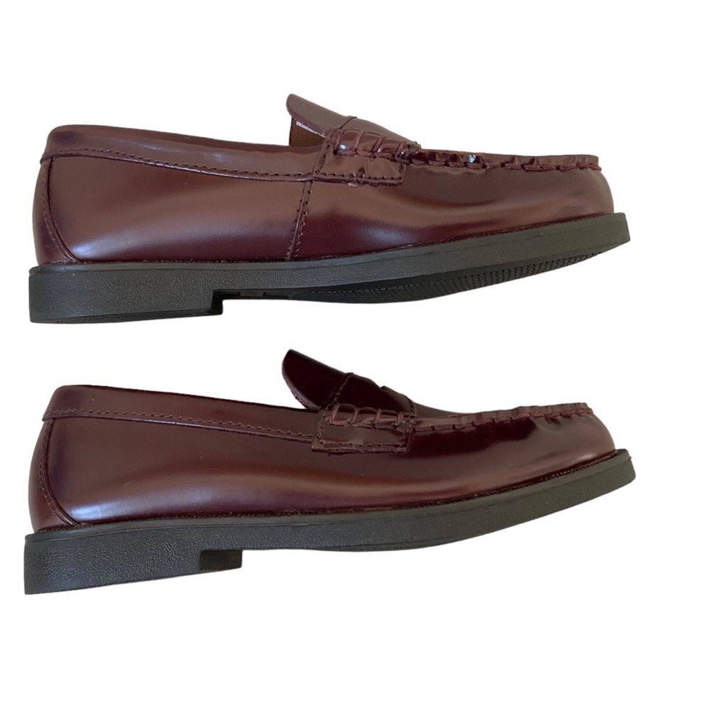 Like new! Sperry Children's Colton penny loafer boy shoes, burgundy, size 12.5M - Picture 7 of 9